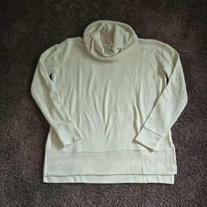 NEW GAP Ivory Cream Cowl Neck Tunic Top M